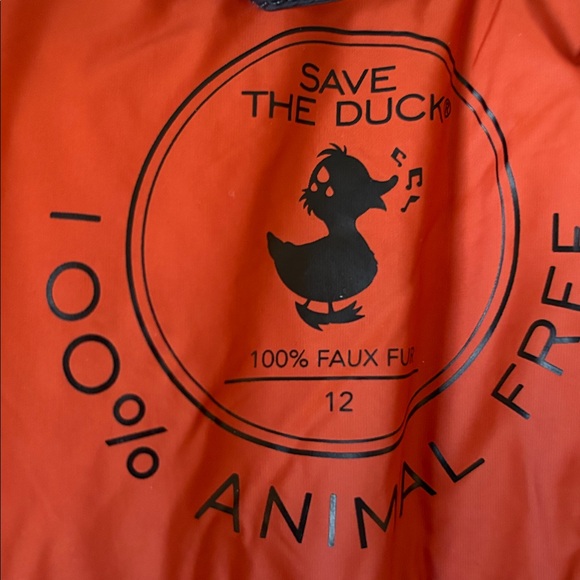 SAVE THE DUCK BOYS' PUFFER JACKET MOD. FINNEGAN IN NAVY BLUE - Picture 6 of 8